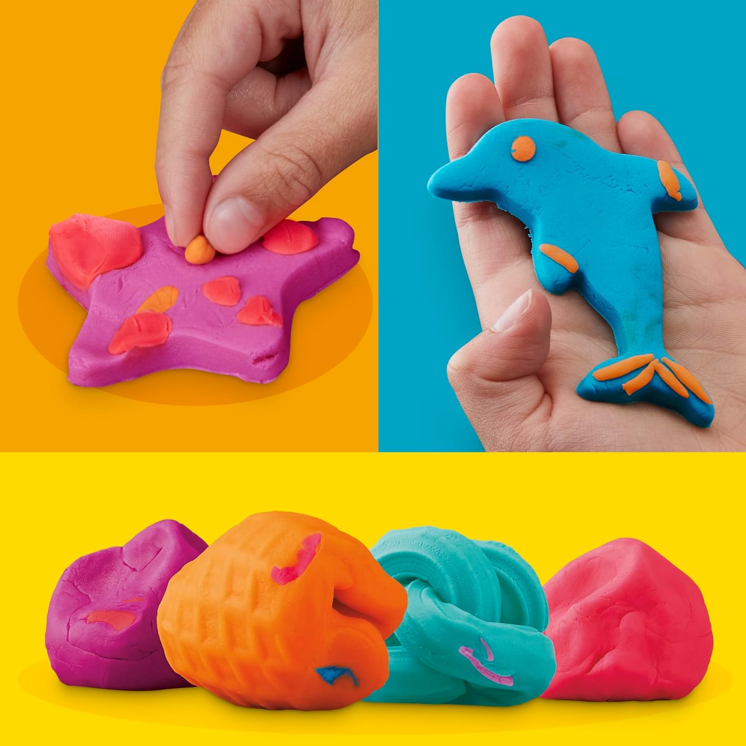 Play Doh Bulk Handout 42-Pack of 1-Ounce Modeling Compound Cans, Back to School Gifts, Prizes, & Party Favors, Kids Arts & Crafts, Preschool Toys, Ages 2+ (Amazon Exclusive)