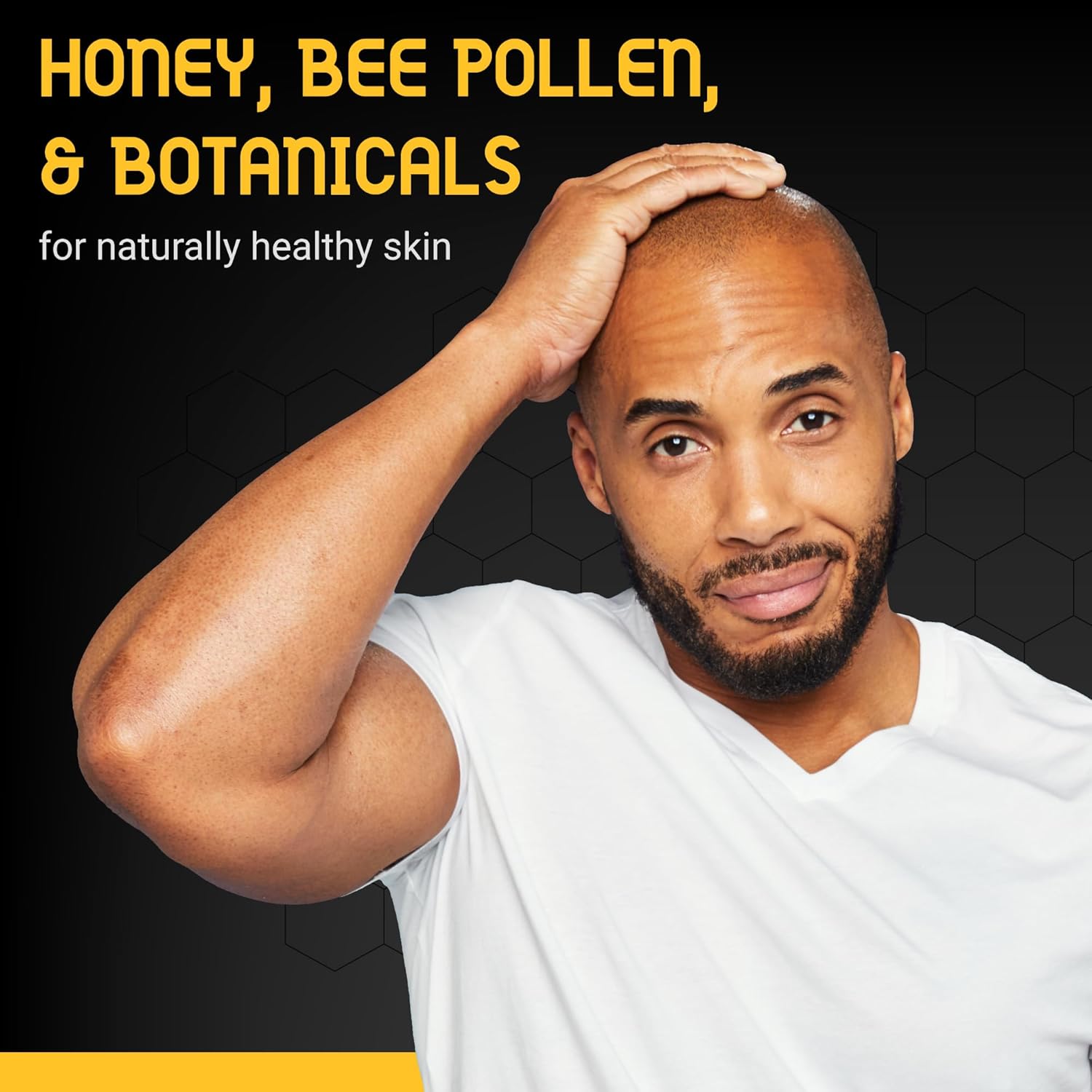 Bee Bald HEAL Aftershave for Men Healing Balm, Immediately Calms & Soothes Damaged Skin, Treats Bumps, Redness, Razor Burn & Other Shaving Irritations (2 Fl Oz)