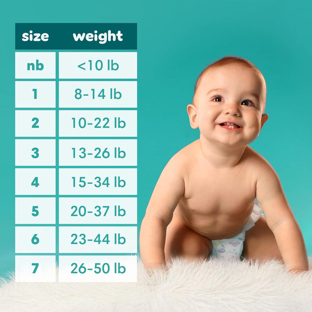 Pampers Diapers - Baby Dry - Size 1, 120 Count, Absorbent Disposable Infant Diaper (Packaging May Vary)